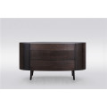 Oval wooden sideboards